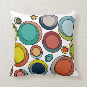Mid-Century Modern Ovals Cushion