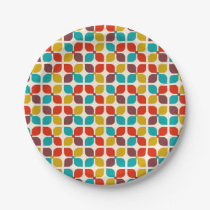 Mid Century Modern Paper Plate