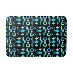 Mid Century Modern Pattern Bath Mat