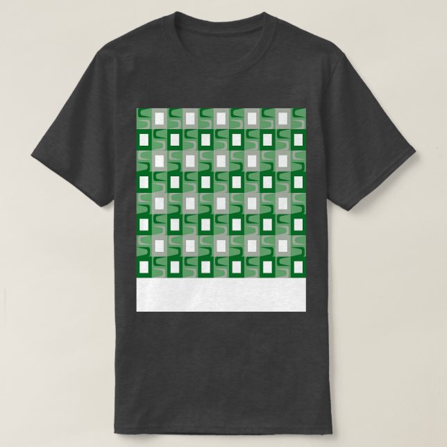 Mid Century Modern Pattern T-Shirt (Design Front)