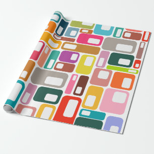 Mid-Century Modern Pattern  Wrapping Paper