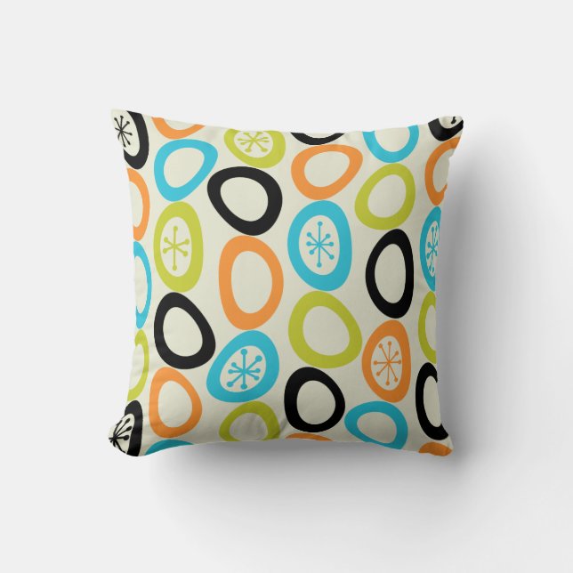 Mid Century Modern Pebbles 3 Cushion (Front)