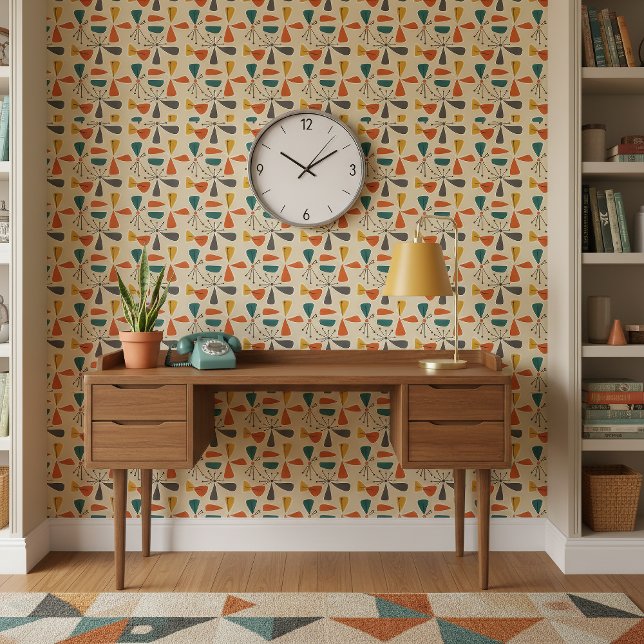 Mid-Century Modern Pinwheel Abstract #10 Bg ID1224 Wallpaper (Creator Uploaded)