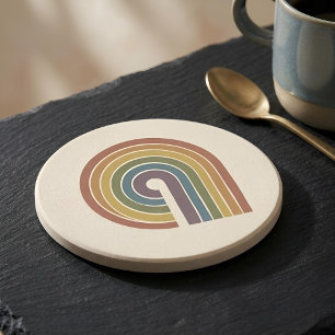 Mid-Century Modern Pride Sandstone Coaster