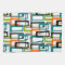 Mid Century Modern Print KITCHEN TOWEL