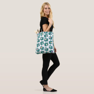 Mid-Century Modern Rectangles and Squares Tote Bag