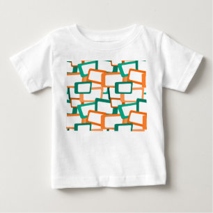 Mid-Century Modern Rectangles Baby T-Shirt