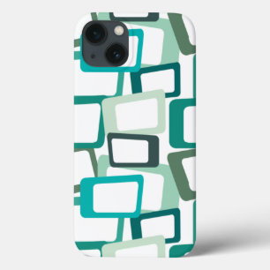 Mid-Century Modern Rectangles iPhone 13 Case
