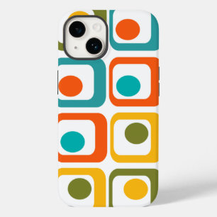 Mid-Century Modern Rectangles Case-Mate iPhone 14 Case