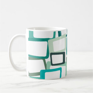 Mid-Century Modern Rectangles Coffee Mug