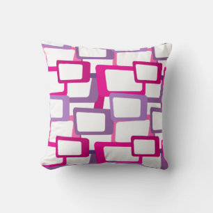 Mid-Century Modern Rectangles Cushion