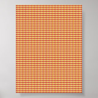 Mid Century Modern Repeat Pattern Poster