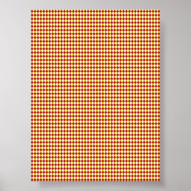 Mid Century Modern Repeat Pattern Poster (Front)