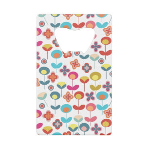 Mid-Century Modern Retro 60s 70s Flower Pattern