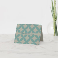Mid-Century Modern Retro, Mid Mod Faded Turquoise