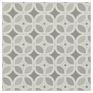 Mid Century Modern Retro Mod Square Pattern Decor Fabric