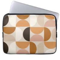 Mid Century Modern Retro Pattern Brown Earth Tones