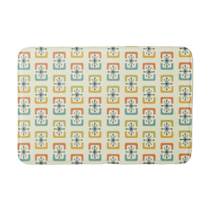 mid century modern, retro, pattern, midcentury, vi bath mat