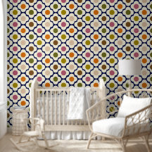 Mid Century Modern | Retro Pop Flower Mosaic