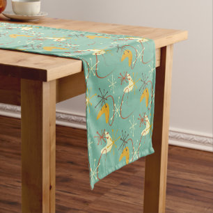 Mid Century Modern Short Table Runner