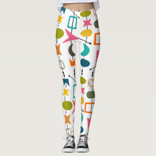 Mid-Century Modern Skewers  Leggings