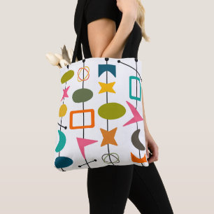 Mid-Century Modern Skewers Tote Bag