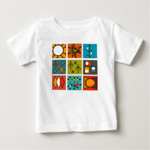 Mid-Century Modern Smorgasbord Baby T-Shirt