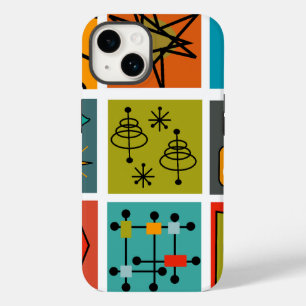 Mid-Century Modern Smorgasbord Case-Mate iPhone 14 Case