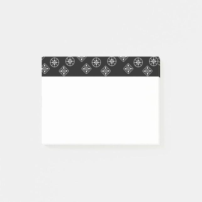 Mid-Century Modern Snowflakes  Post-it Notes (Front)