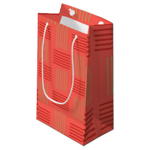 Mid-Century Modern Spring/Summer Weave Small Gift Bag