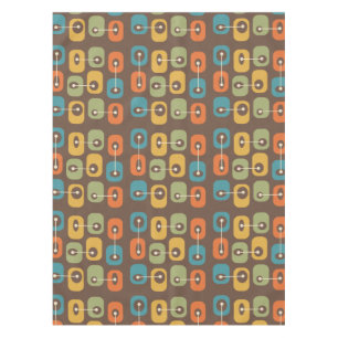 Mid Century Modern Squishy Cubes Tablecloth