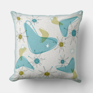 Mid Century Modern Starburst + Googie Pillow