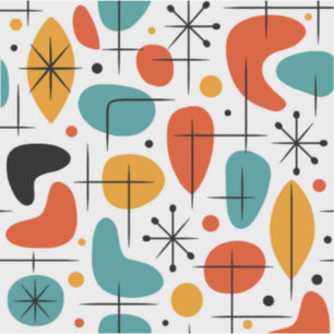 Mid Century Modern Starburst Pattern