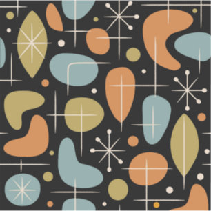 Mid Century Modern Starburst Pattern