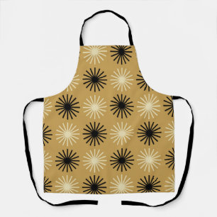 Mid Century Modern Starburst Pattern Apron