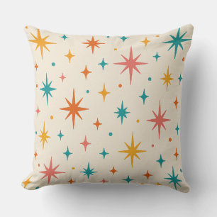 Mid-Century Modern Starburst Pattern Cushion