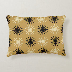 Mid Century Modern Starburst Pattern Decorative Cushion