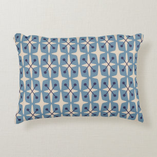 Mid Century Modern Starburst Pattern Decorative Cushion