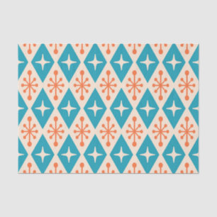 Mid-Century Modern Starburst Pattern Tissue Paper