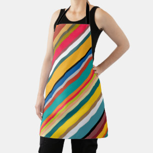 Mid-Century Modern Stripes Apron