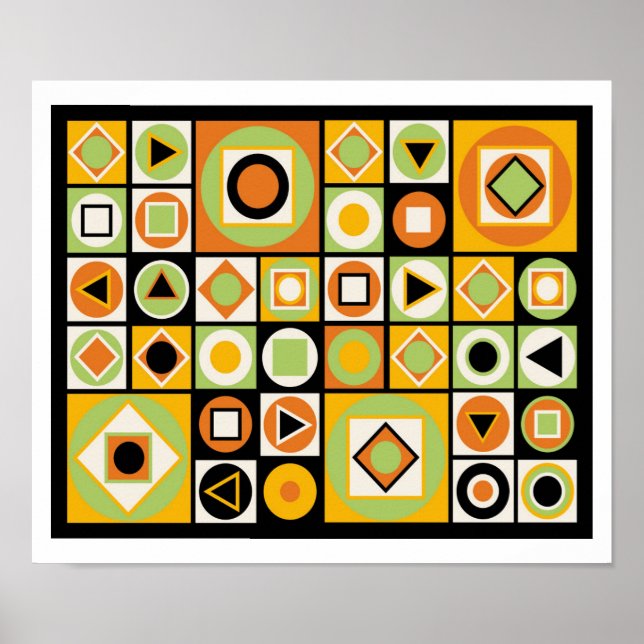 Mid-Century Modern Style 10 Poster (Front)