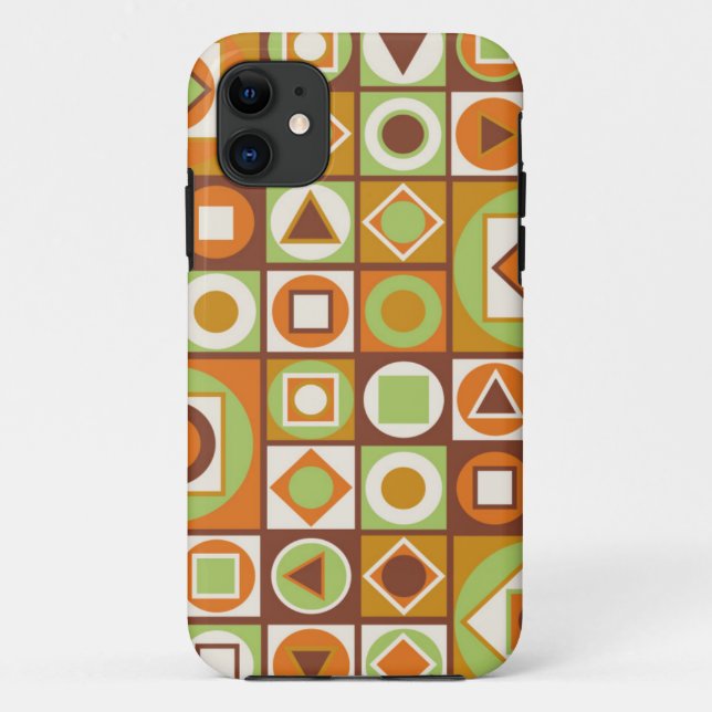 Mid-Century Modern Style 11 Case-Mate iPhone Case (Back)