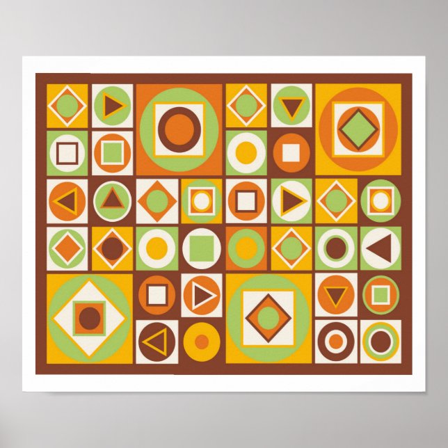 Mid-Century Modern Style 11 Poster (Front)