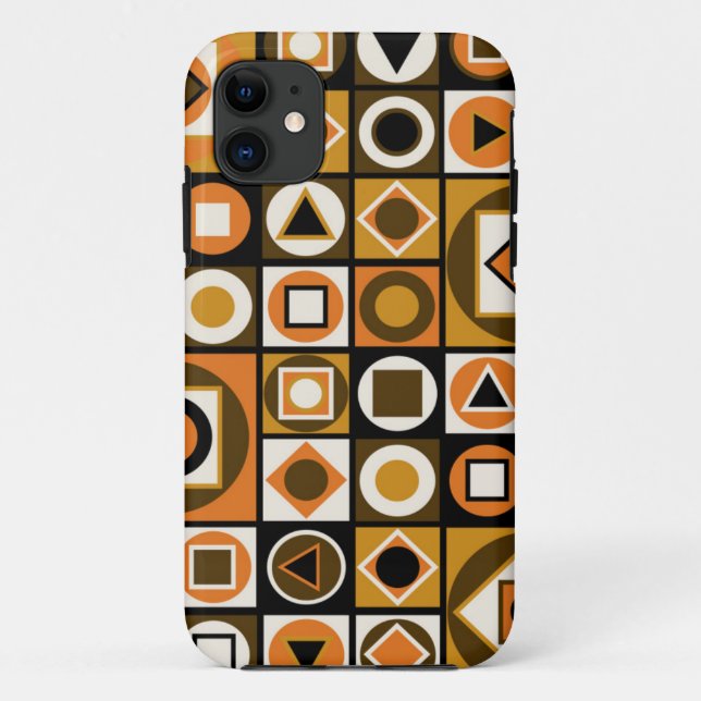 Mid-Century Modern Style 13 Case-Mate iPhone Case (Back)