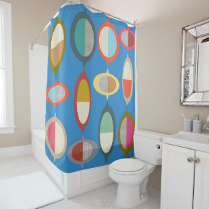 Mid-Century Modern Style 22 Shower Curtain