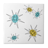 Mid Century Modern style, Atomic Starburst