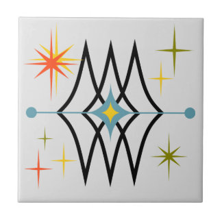 Mid Century Modern Style Ceramic Tile