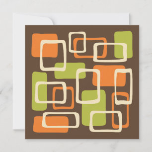 Mid Century Modern Style Invitation