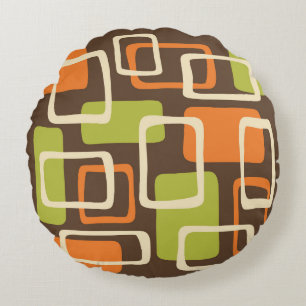 Mid Century Modern Style Round Cushion