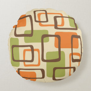 Mid Century Modern Style Round Cushion